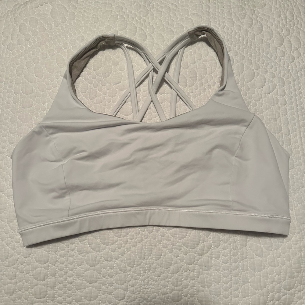 Lululemon white Sports Bra